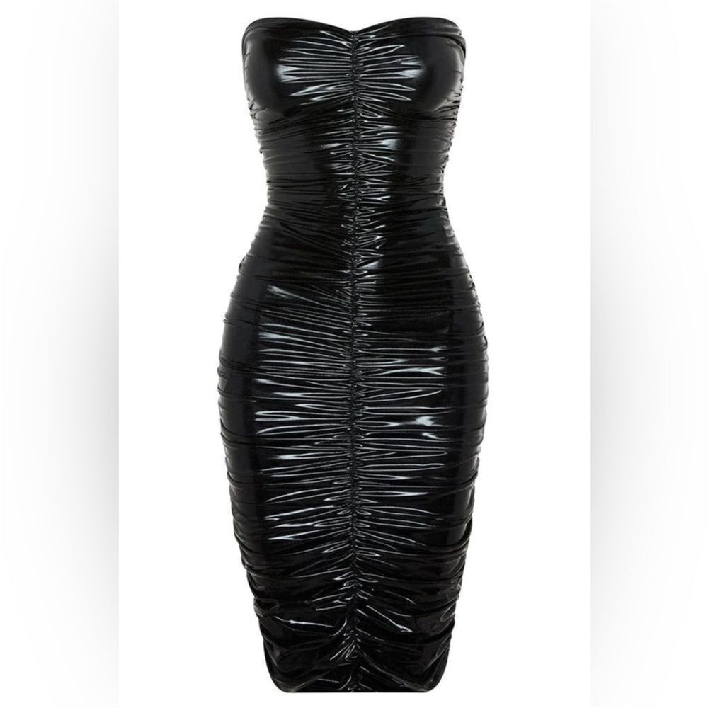 L’eau Luna Black Strapless Dress